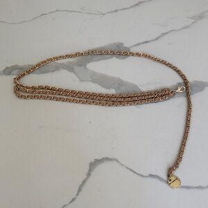 B-Low the Belt Rose Gold Chain Belt